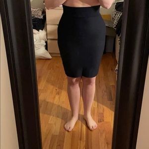 Wow couture black bandage skirt NWT